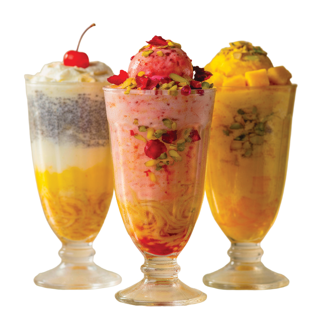 Falooda | Royal Falooda Dessert Kampala - Frozen Basket Premium Scoops